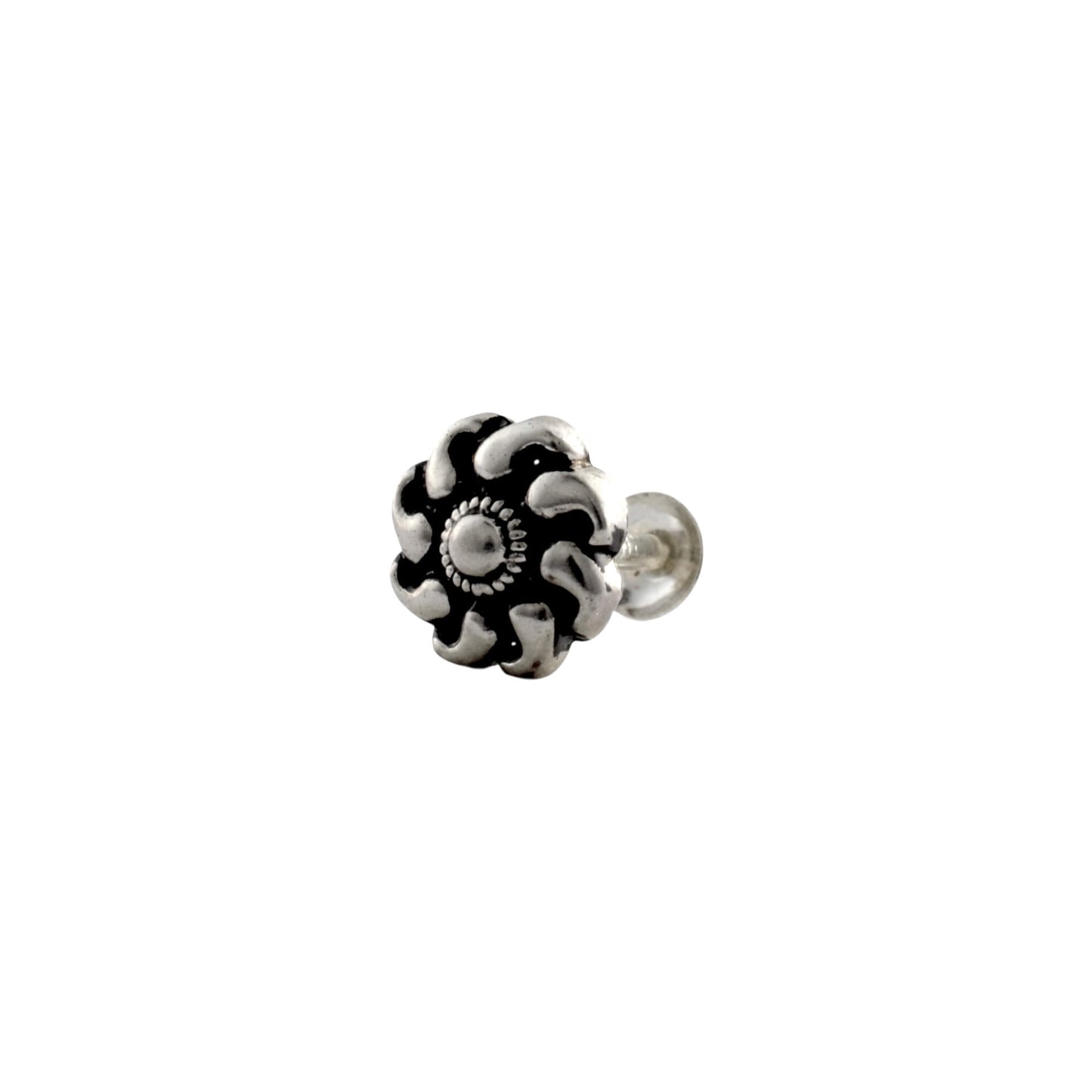 Azita 925 Sterling Silver Nose Pin for Women and Girls with Certificate of Authenticity and 925 Stamp. (Bohemian 59)