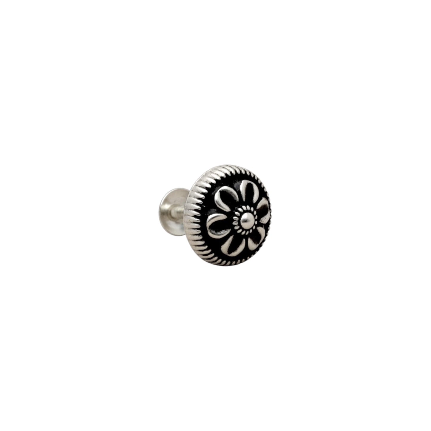 Azita 925 Sterling Silver Nose Pin for Women and Girls with Certificate of Authenticity and 925 Stamp. (Bohemian 60)