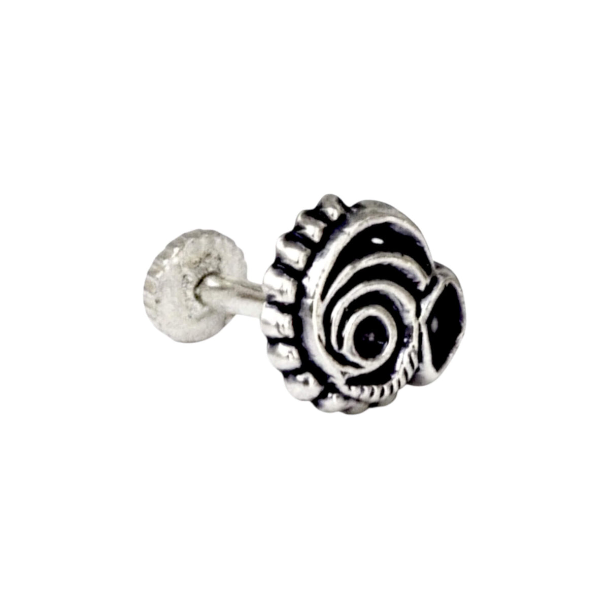 Azita 925 Sterling Silver Nose Pin for Women and Girls with Certificate of Authenticity and 925 Stamp |Style 62|