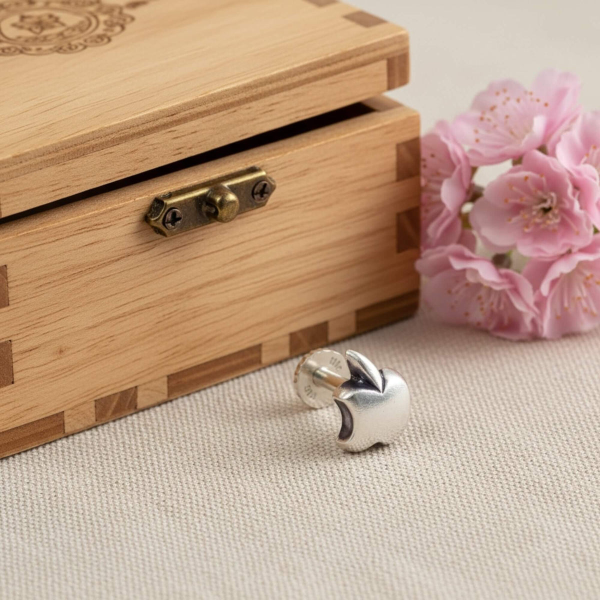 Azita 925 Sterling Silver Nose Pin for Women and Girls with Certificate of Authenticity and 925 Stamp |Style 63|
