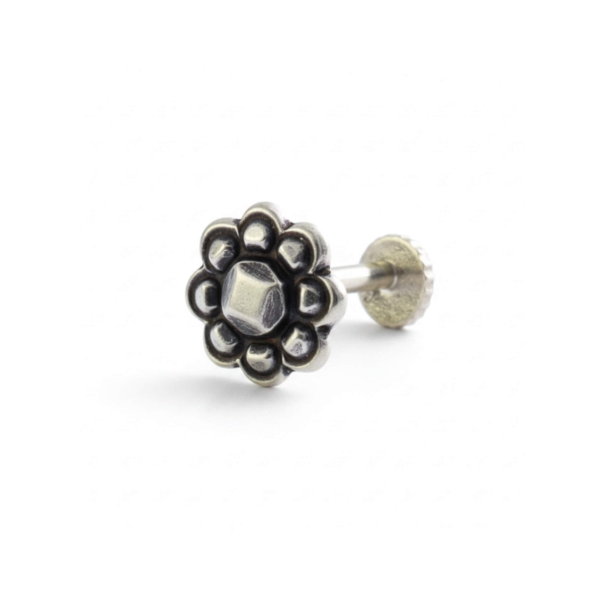 Azita 925 Sterling Silver Nose Pin for Women and Girls with Certificate of Authenticity and 925 Stamp |Style 64|