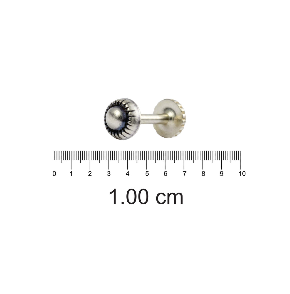 Azita 925 Sterling Silver Nose Pin for Women and Girls with Certificate of Authenticity and 925 Stamp |Style 65|