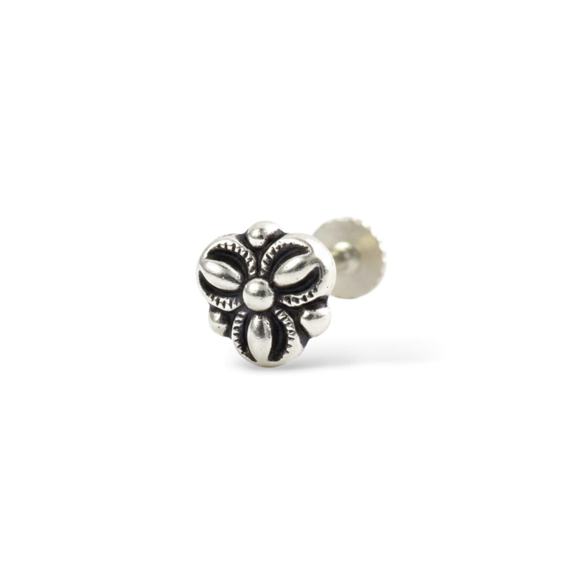 Azita 925 Sterling Silver Nose Pin for Women and Girls with Certificate of Authenticity and 925 Stamp |Style 66|