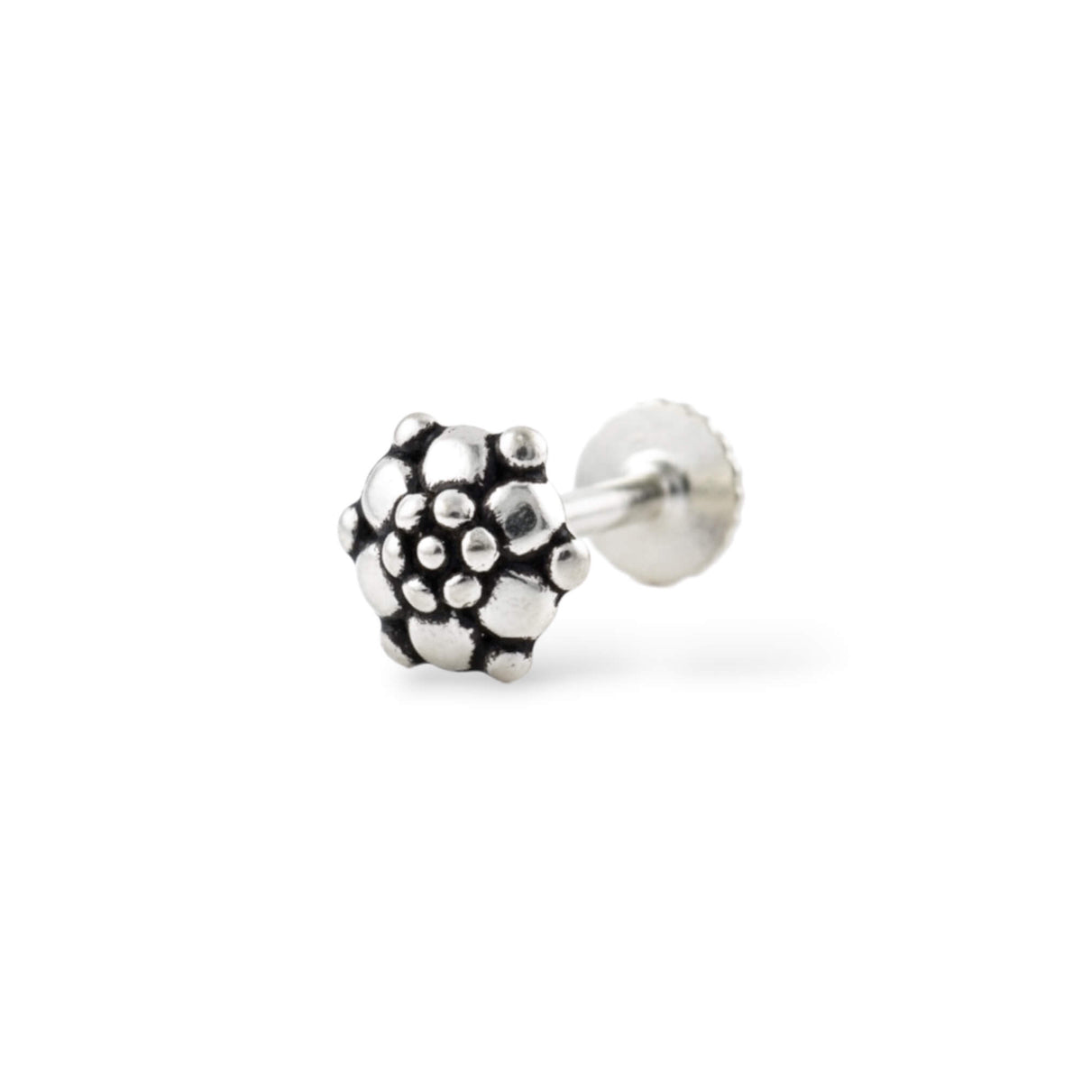 Azita 925 Sterling Silver Nose Pin for Women and Girls with Certificate of Authenticity and 925 Stamp |Style 67|