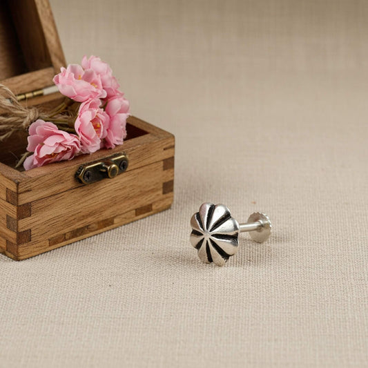 Azita 925 Sterling Silver Nose Pin for Women and Girls with Certificate of Authenticity and 925 Stamp |Style 68|