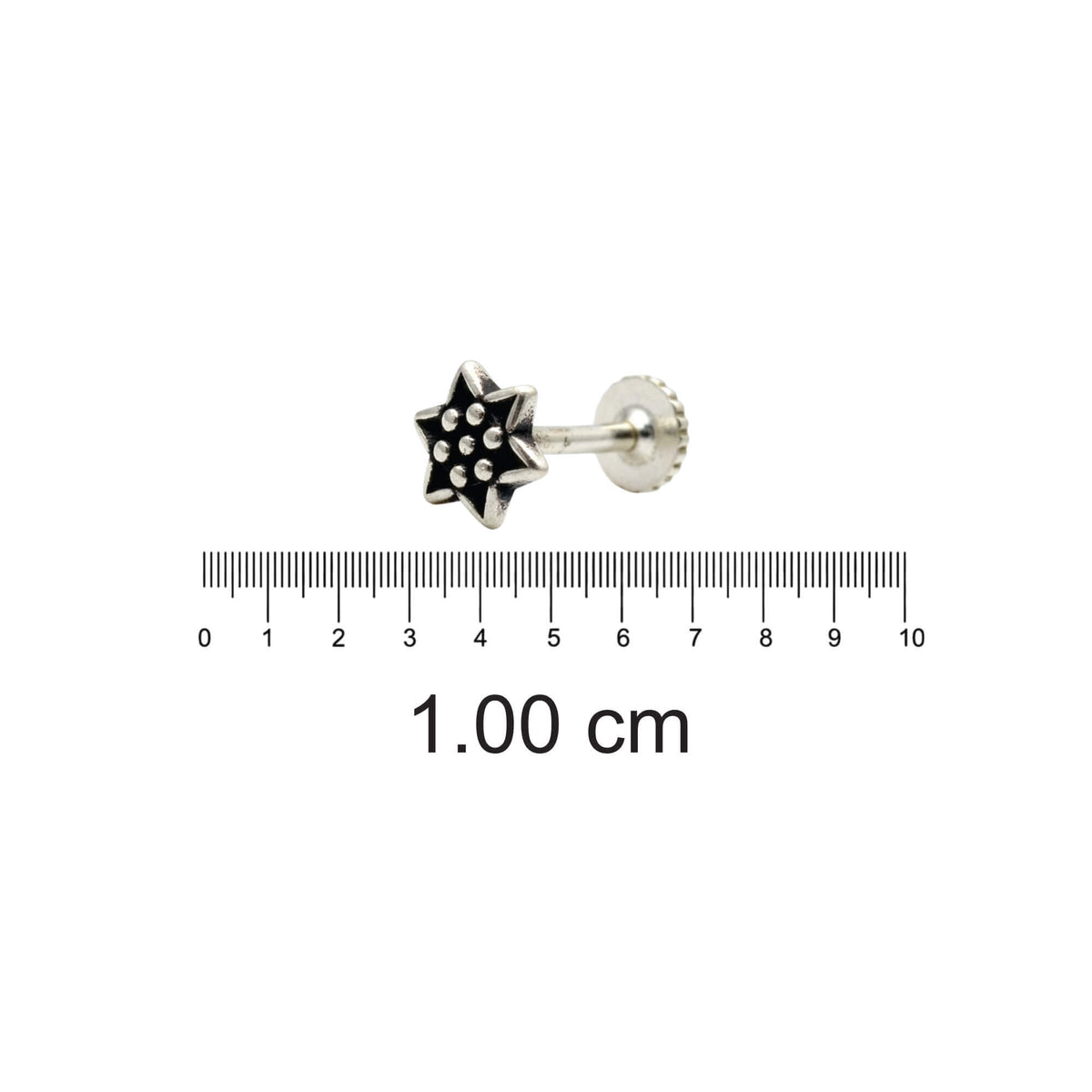 Azita 925 Sterling Silver Nose Pin for Women and Girls with Certificate of Authenticity and 925 Stamp |Style 70|