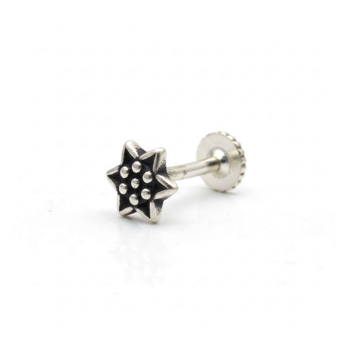 Azita 925 Sterling Silver Nose Pin for Women and Girls with Certificate of Authenticity and 925 Stamp |Style 70|