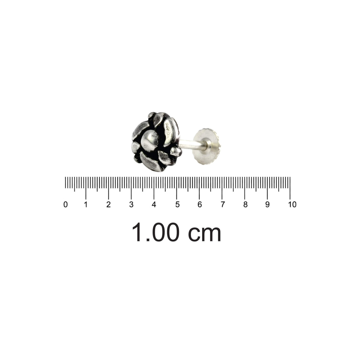 Azita 925 Sterling Silver Nose Pin for Women and Girls with Certificate of Authenticity and 925 Stamp |Style 75|