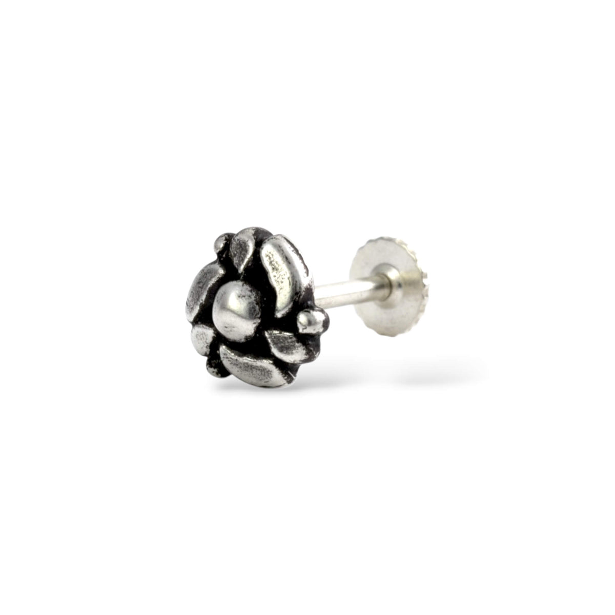 Azita 925 Sterling Silver Nose Pin for Women and Girls with Certificate of Authenticity and 925 Stamp |Style 75|