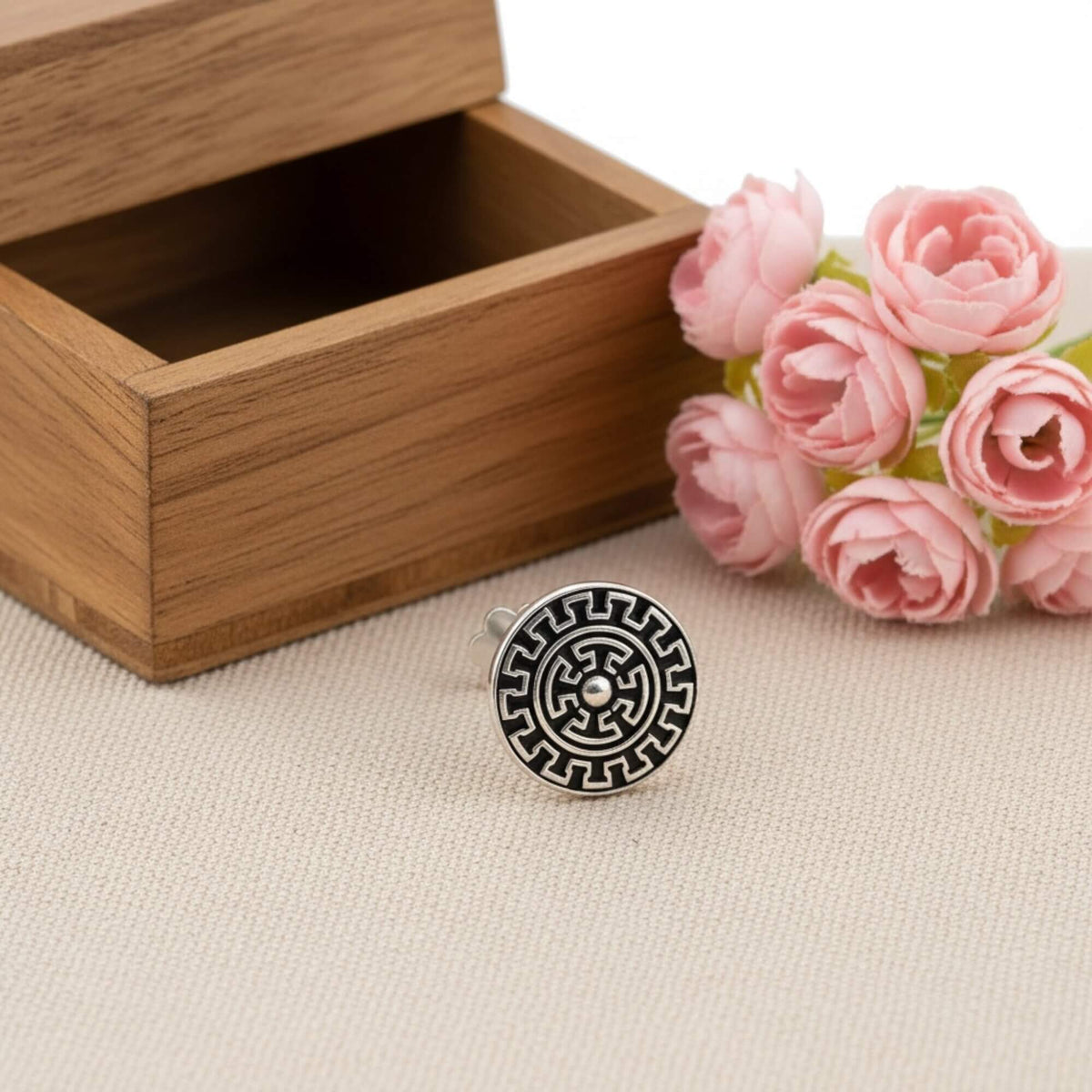 Azita 925 Sterling Silver Nose Pin for Women and Girls with Certificate of Authenticity and 925 Stamp |Style 81|