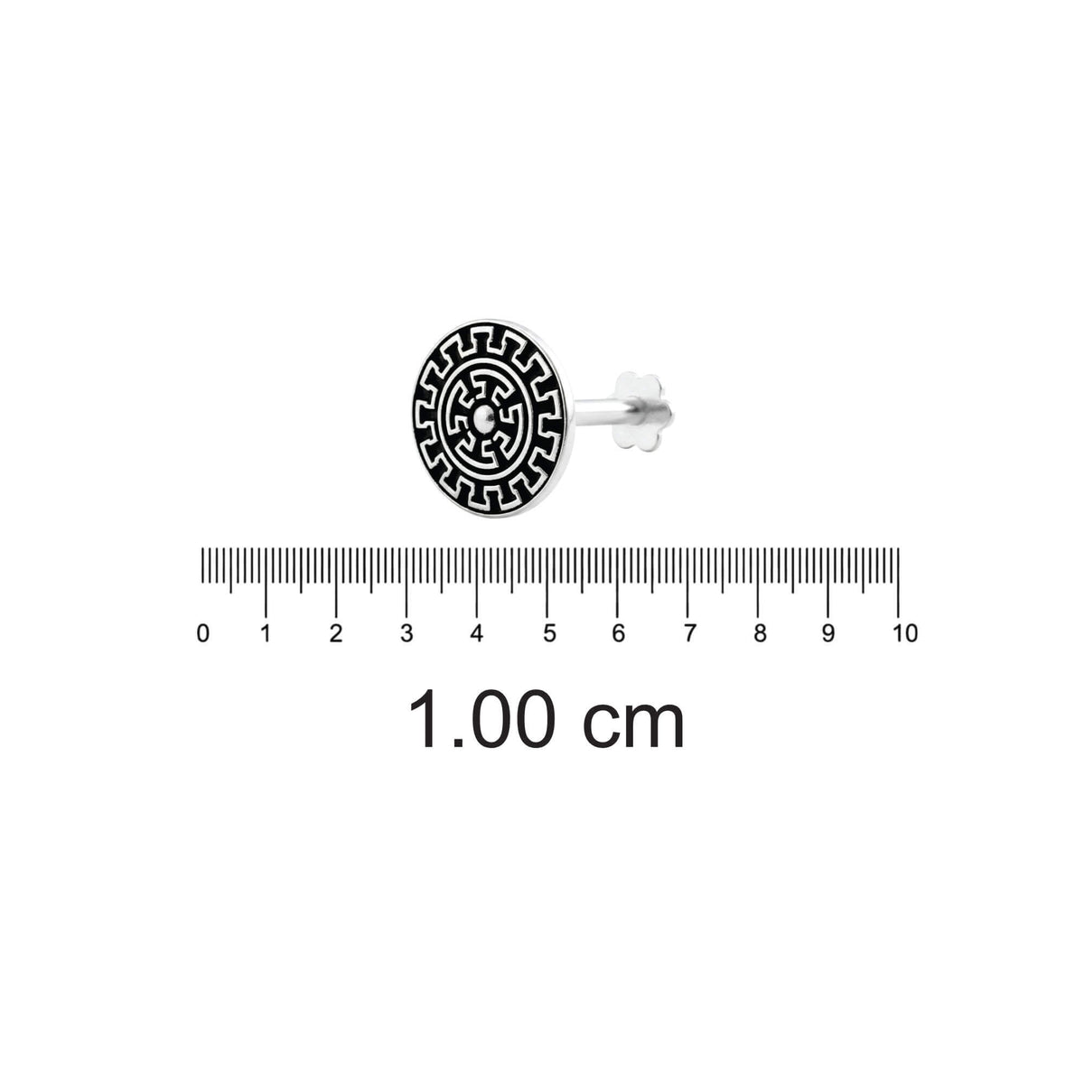 Azita 925 Sterling Silver Nose Pin for Women and Girls with Certificate of Authenticity and 925 Stamp |Style 81|