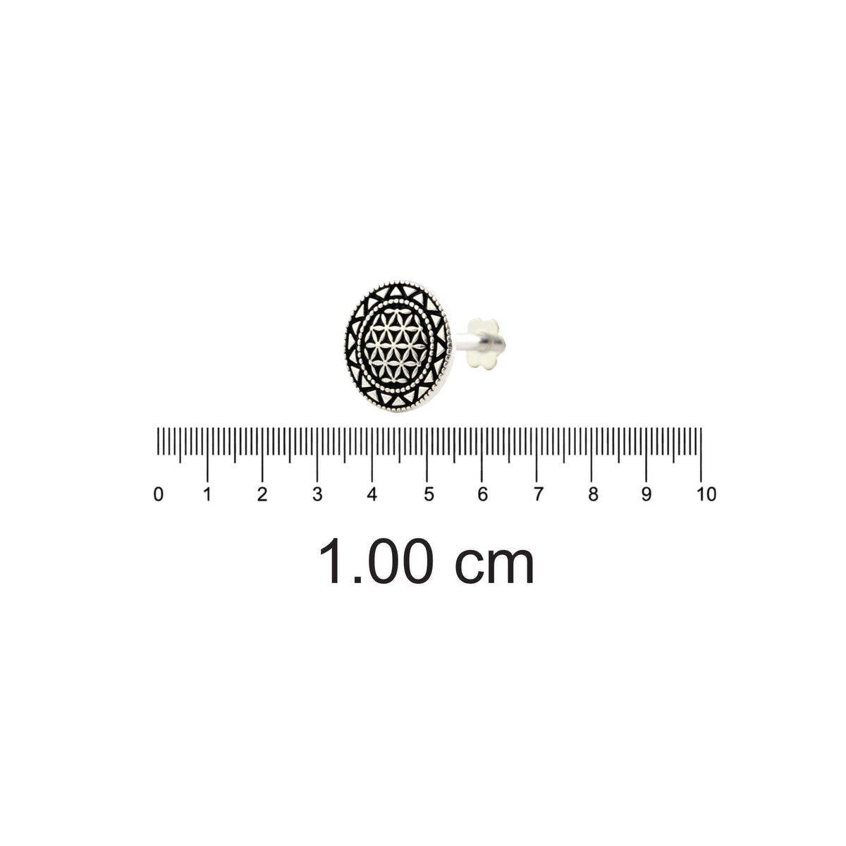 Azita 925 Sterling Silver Nose Pin for Women and Girls with Certificate of Authenticity and 925 Stamp |Style 82|