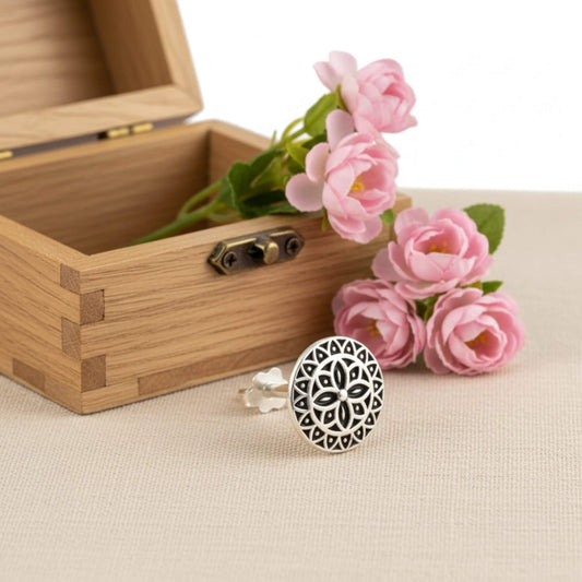 Azita 925 Sterling Silver Nose Pin for Women and Girls with Certificate of Authenticity and 925 Stamp |Style 84|