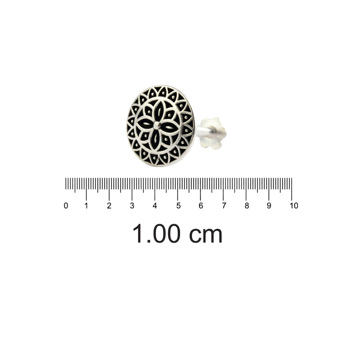 Azita 925 Sterling Silver Nose Pin for Women and Girls with Certificate of Authenticity and 925 Stamp |Style 84|