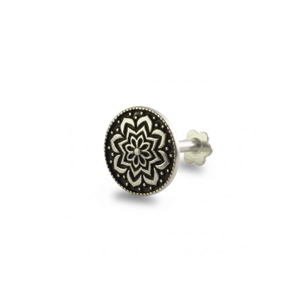 Azita 925 Sterling Silver Nose Pin for Women and Girls with Certificate of Authenticity and 925 Stamp |Style 86|