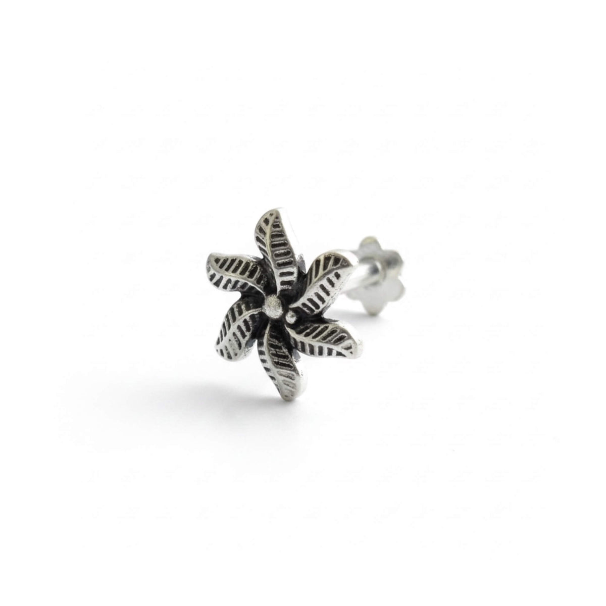 Azita 925 Sterling Silver Nose Pin for Women and Girls with Certificate of Authenticity and 925 Stamp |Style 87|