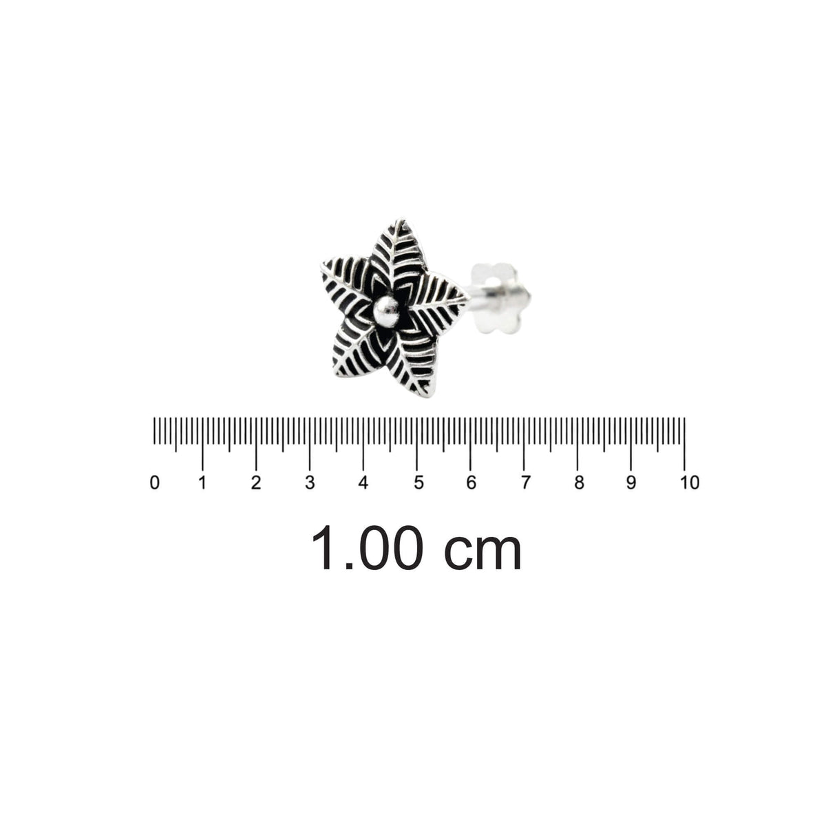Azita 925 Sterling Silver Nose Pin for Women and Girls with Certificate of Authenticity and 925 Stamp |Style 90|