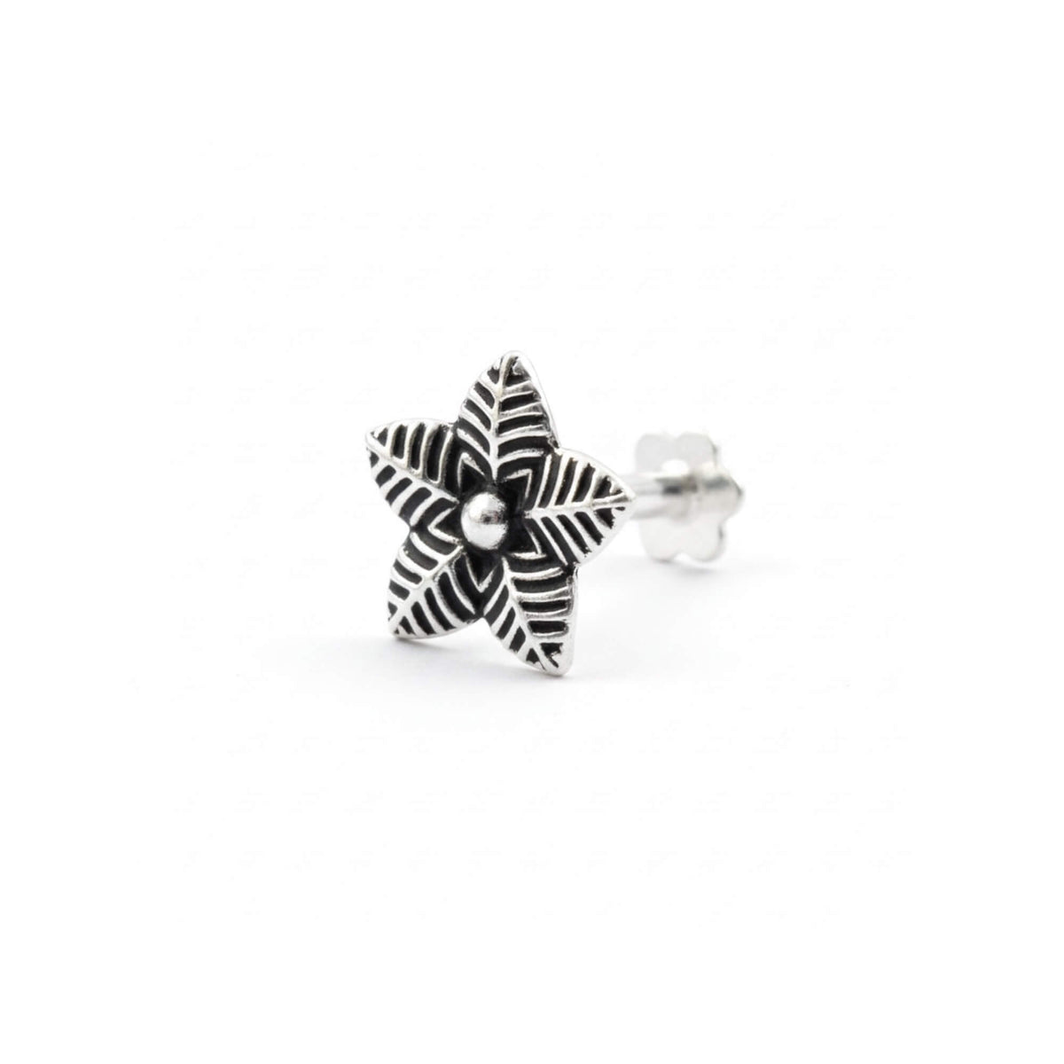 Azita 925 Sterling Silver Nose Pin for Women and Girls with Certificate of Authenticity and 925 Stamp |Style 90|
