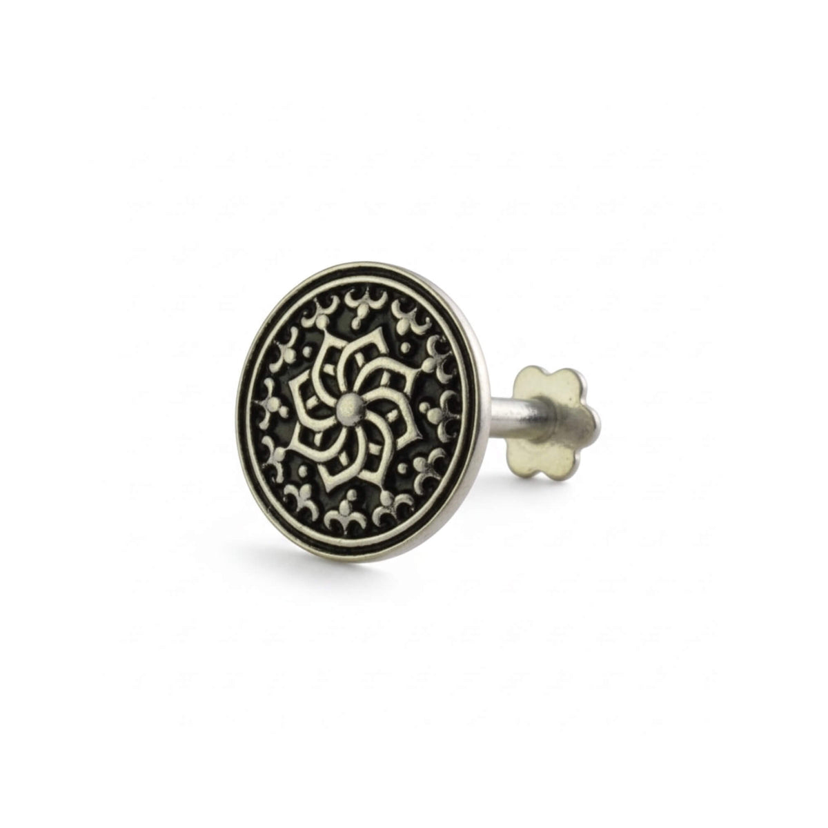 Azita 925 Sterling Silver Nose Pin for Women and Girls with Certificate of Authenticity and 925 Stamp |Style 94|