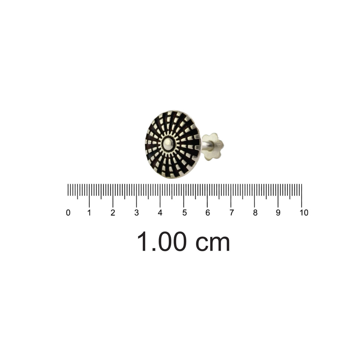 Azita 925 Sterling Silver Nose Pin for Women and Girls with Certificate of Authenticity and 925 Stamp |Style 95|