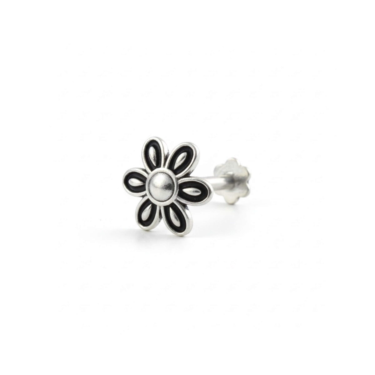 Azita 925 Sterling Silver Nose Pin for Women and Girls with Certificate of Authenticity and 925 Stamp |Style 97|
