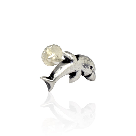 Azita 925 Sterling Silver Women Nose pins with Certificate of Authenticity and Hallmark. (Bohemian 1)