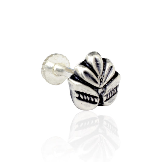 Azita 925 Sterling Silver Women Nose Pin with Certificate of Authenticity and Hallmark. (Bohemian 14)