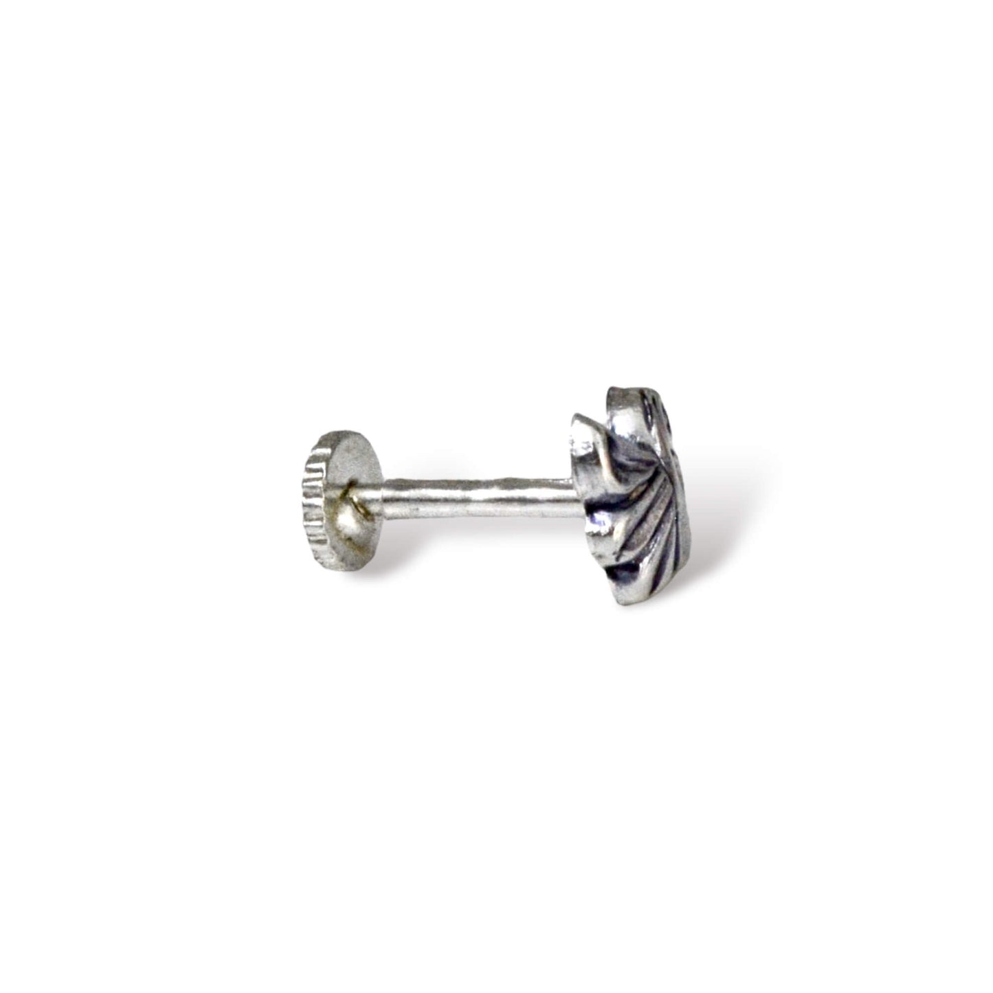 Azita 925 Sterling Silver Women Nose Pin with Certificate of Authenticity and Hallmark. (Bohemian 30)