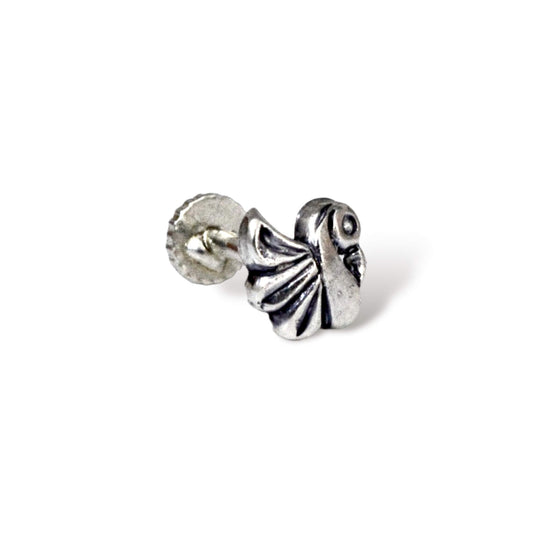 Azita 925 Sterling Silver Women Nose Pin with Certificate of Authenticity and Hallmark. (Bohemian 30)