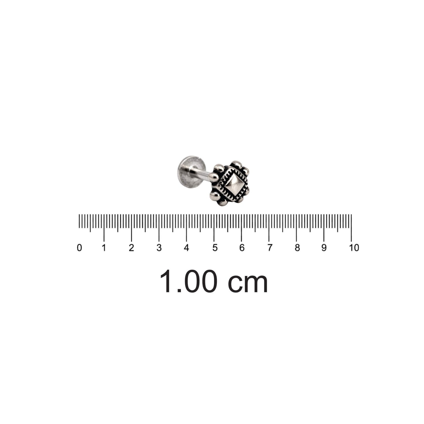 Azita 925 Sterling Silver Women Nose Pin with Certificate of Authenticity and Hallmark. (Bohemian 34)