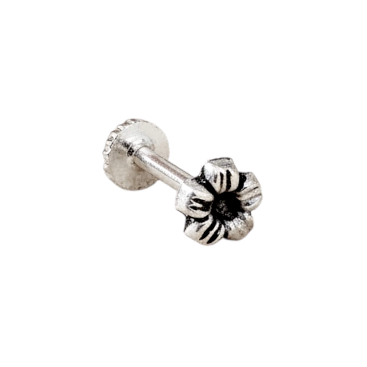 Azita 925 Sterling Silver Women Nose Pin with Certificate of Authenticity and Hallmark. (Bohemian 36)